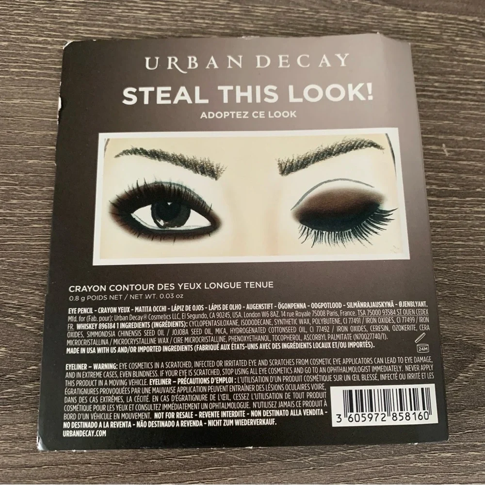 Urban Decay 24/7 Eye Pencil Whiskey Brown Travel